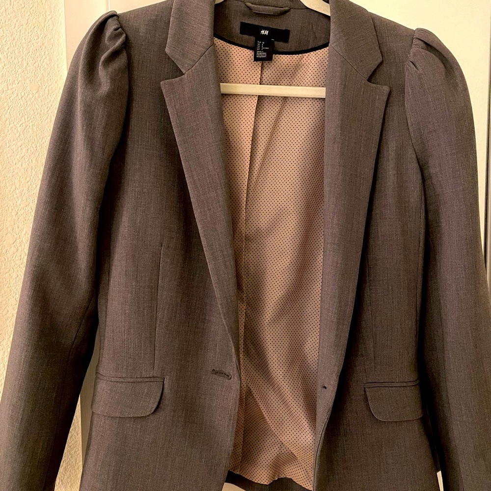 H&M puff sleeve blazer